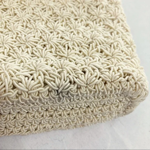 Vintage Cream Crochet Mini Bag - Picture 12 of 12